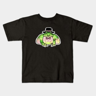 Herbert The Bullfrog Gentleman Kids T-Shirt